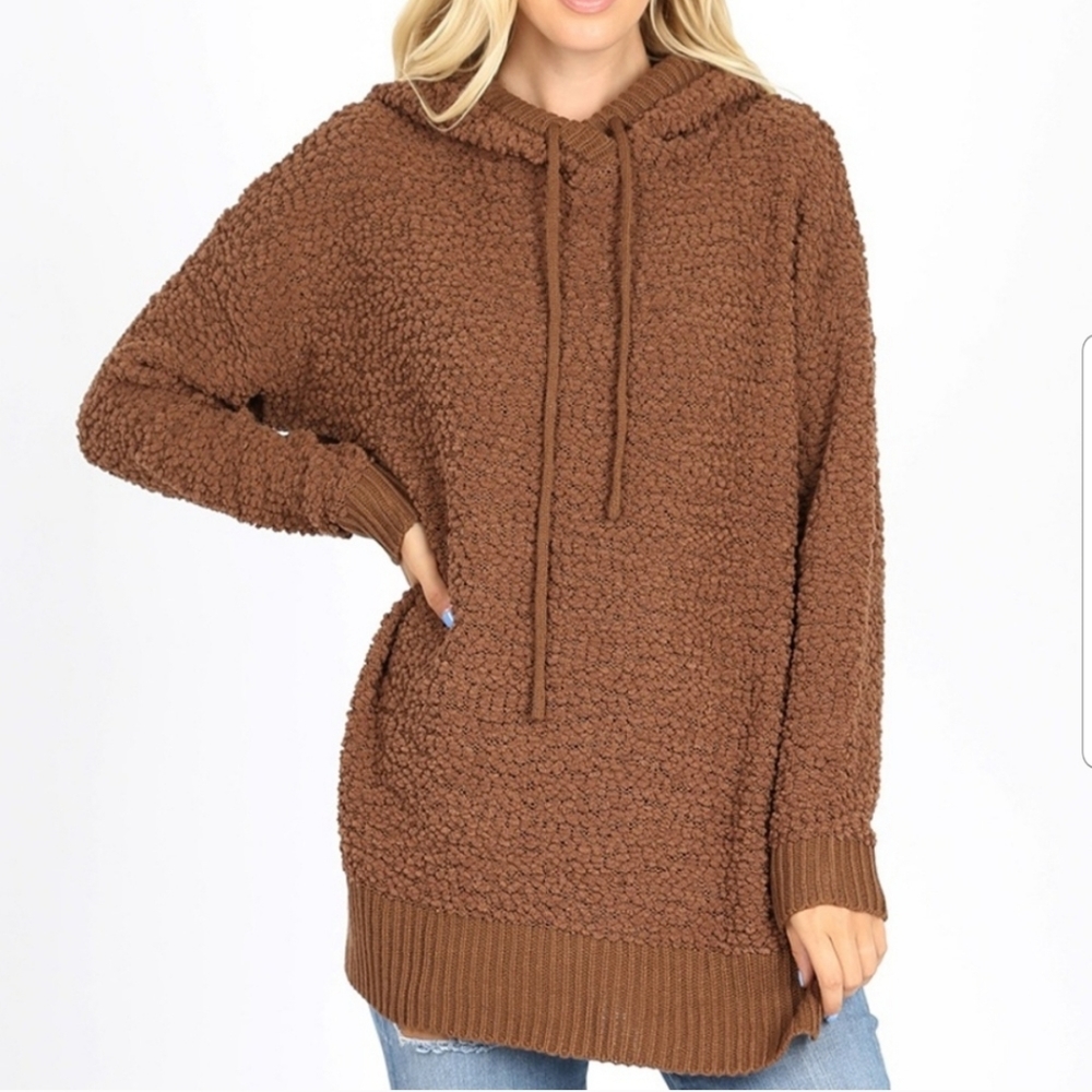 🆕️ Oversized Popcorn Hoodie Sweater